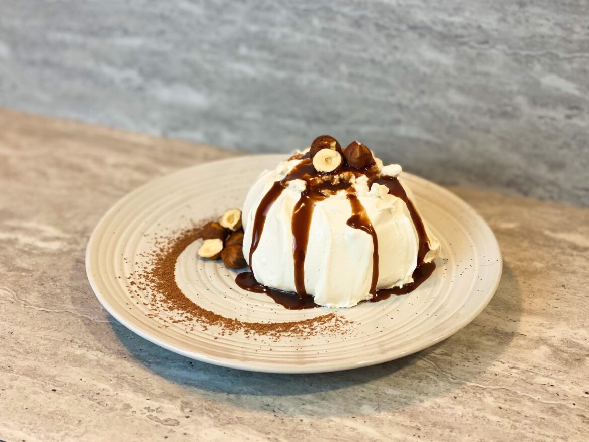 Chocolate Hazelnut Pavlova