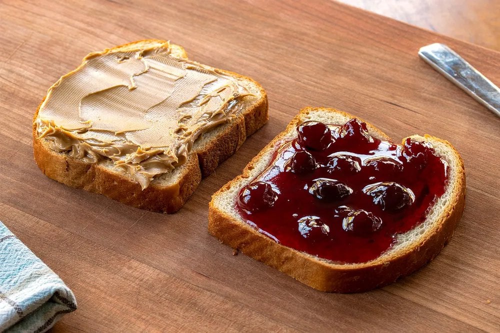 An absolutely delicious Peanut Butter and Jelly Dining and Cooking