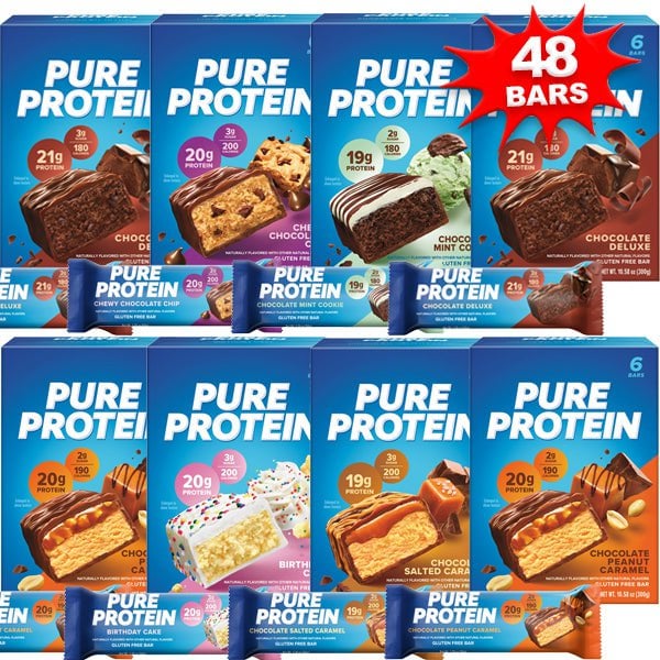 pure protein bars on sale for