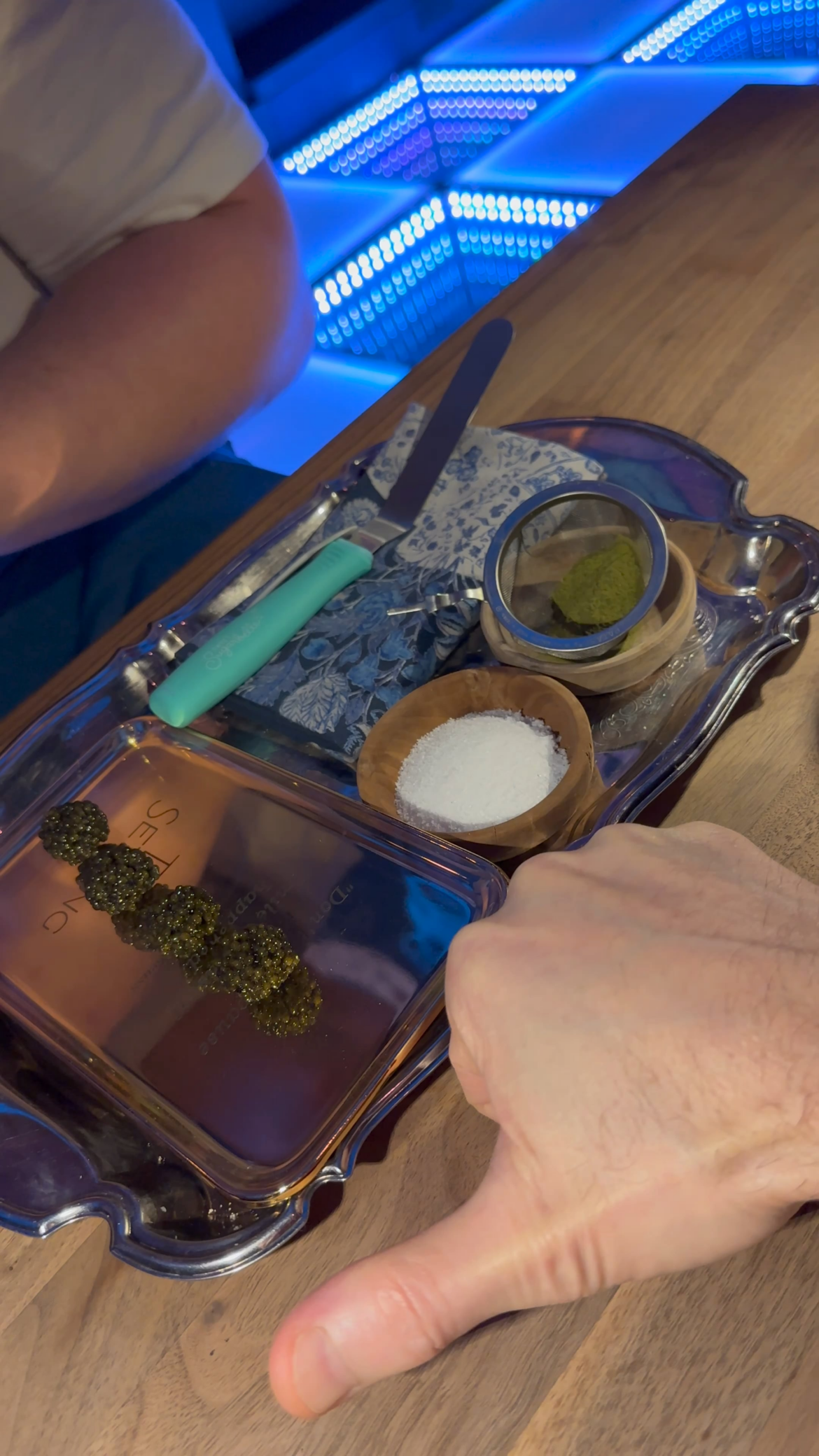 Caviar Bump at The Setting in Washington, DC