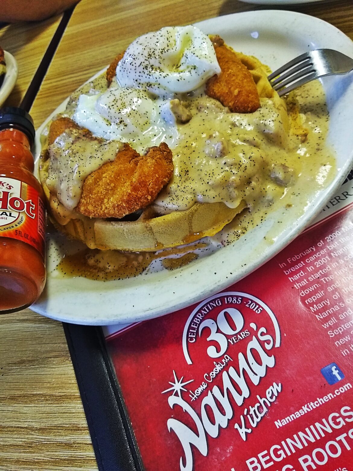 Happy National Waffle Day 2023, on the menu everyday 😋 $12