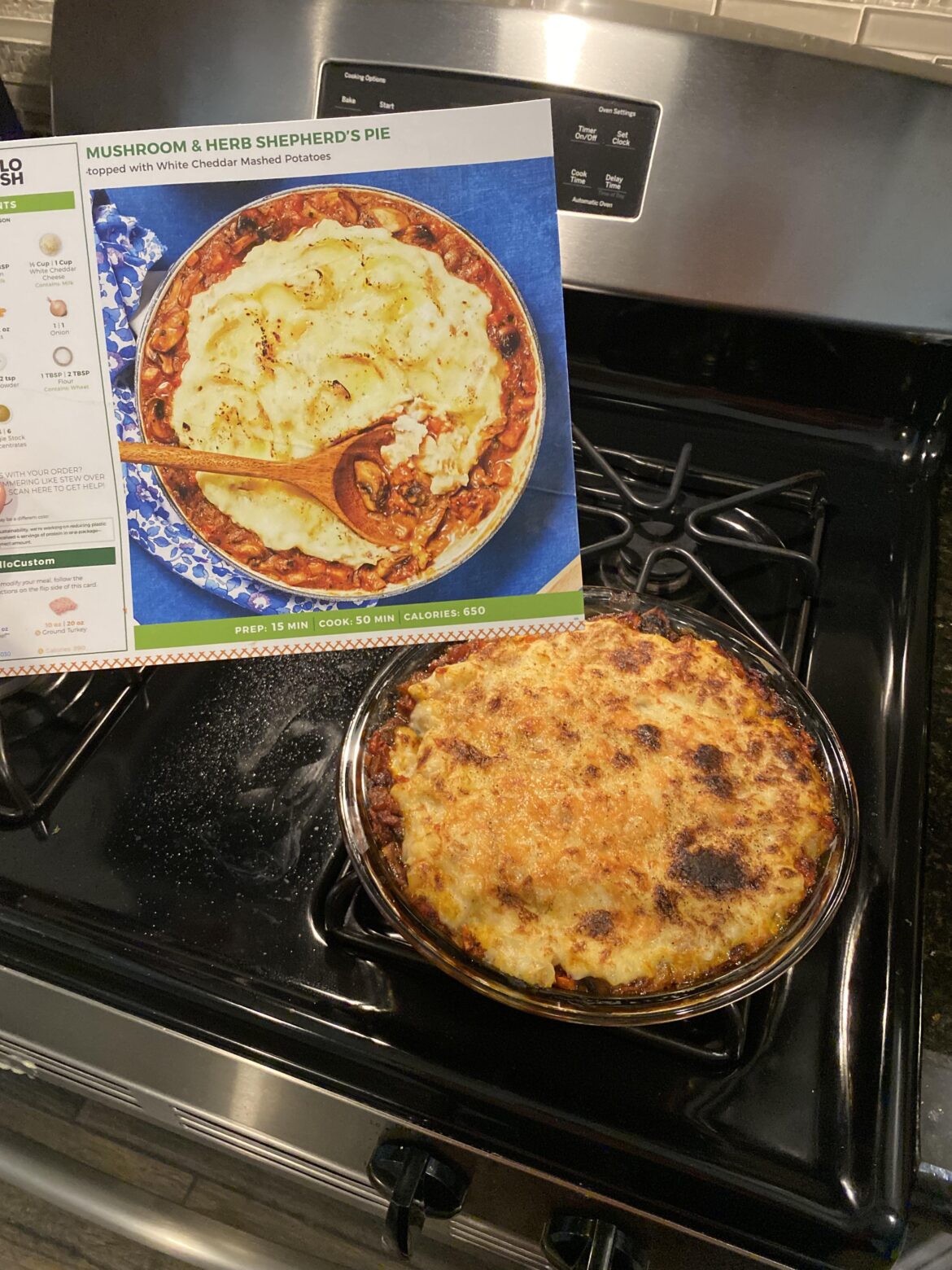 Hello Fresh Week 2 - Mushroom & Herb Shepherd’s Pie