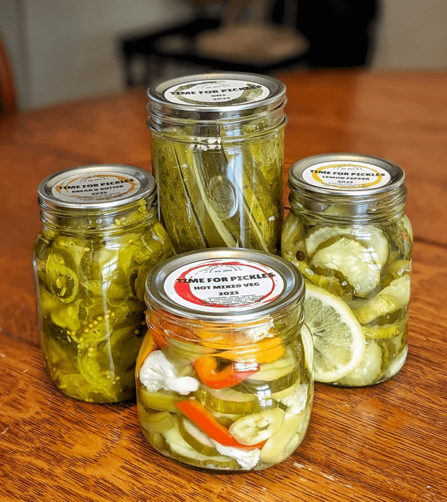 4 Types of Pickles