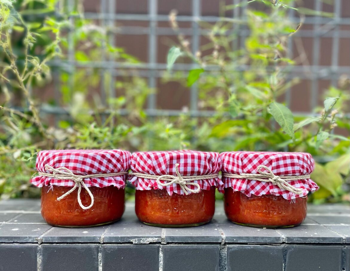 Ball’s ajvar (red pepper and eggplant spread) recipe!