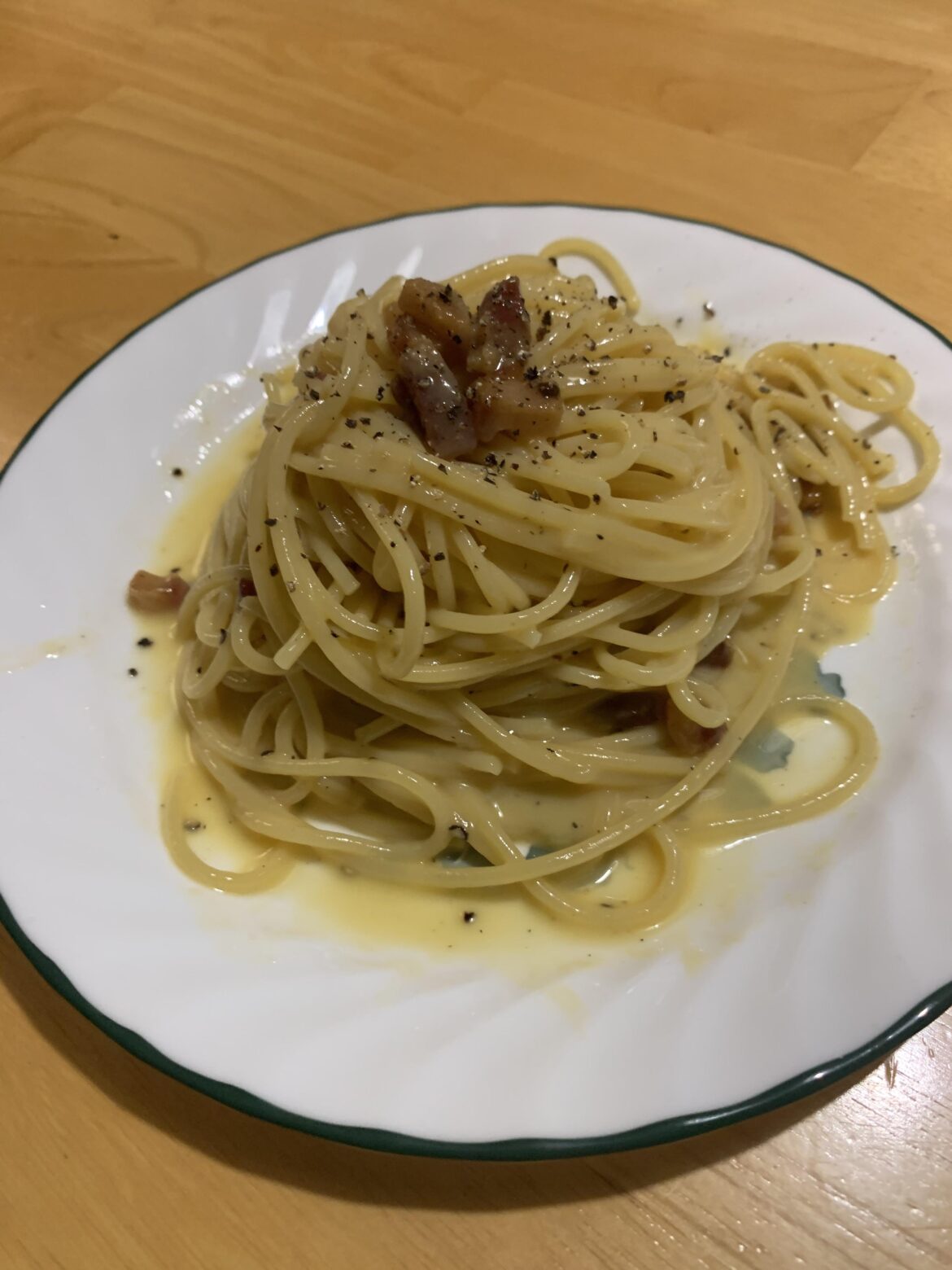 Carbonara. Please roast me gently.
