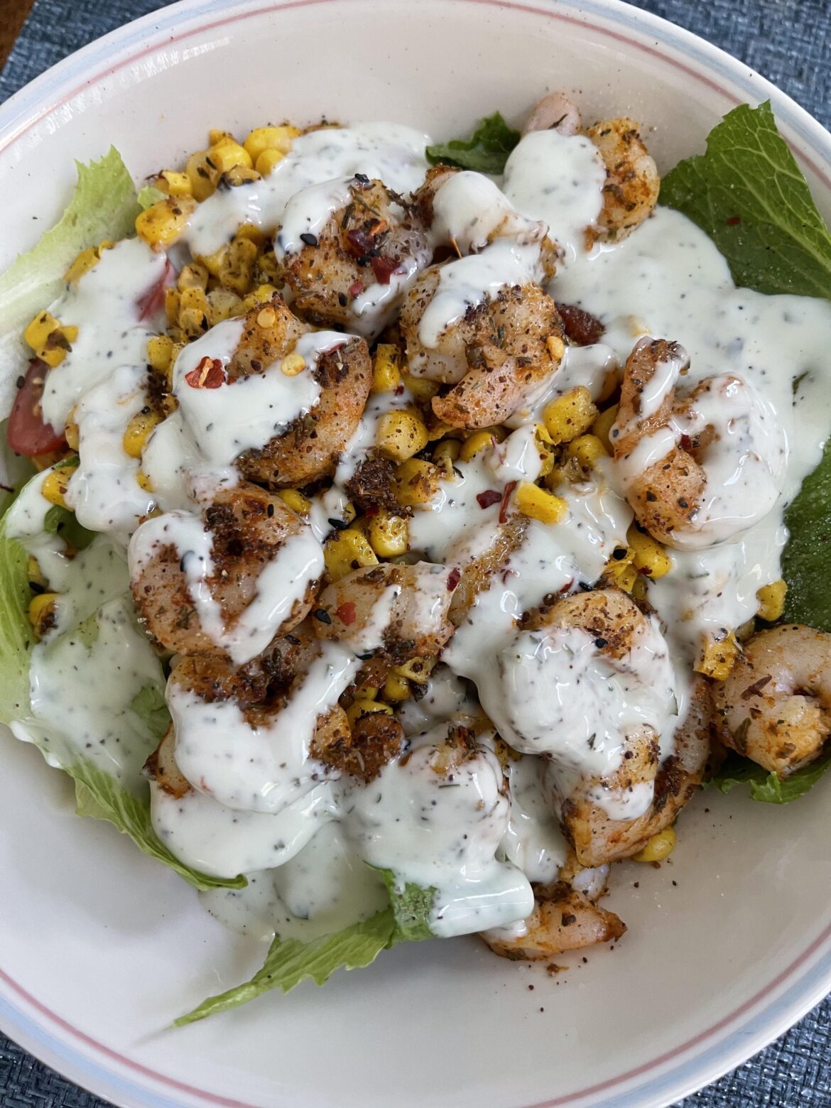 Cajun Shrimp Chopped Salad
