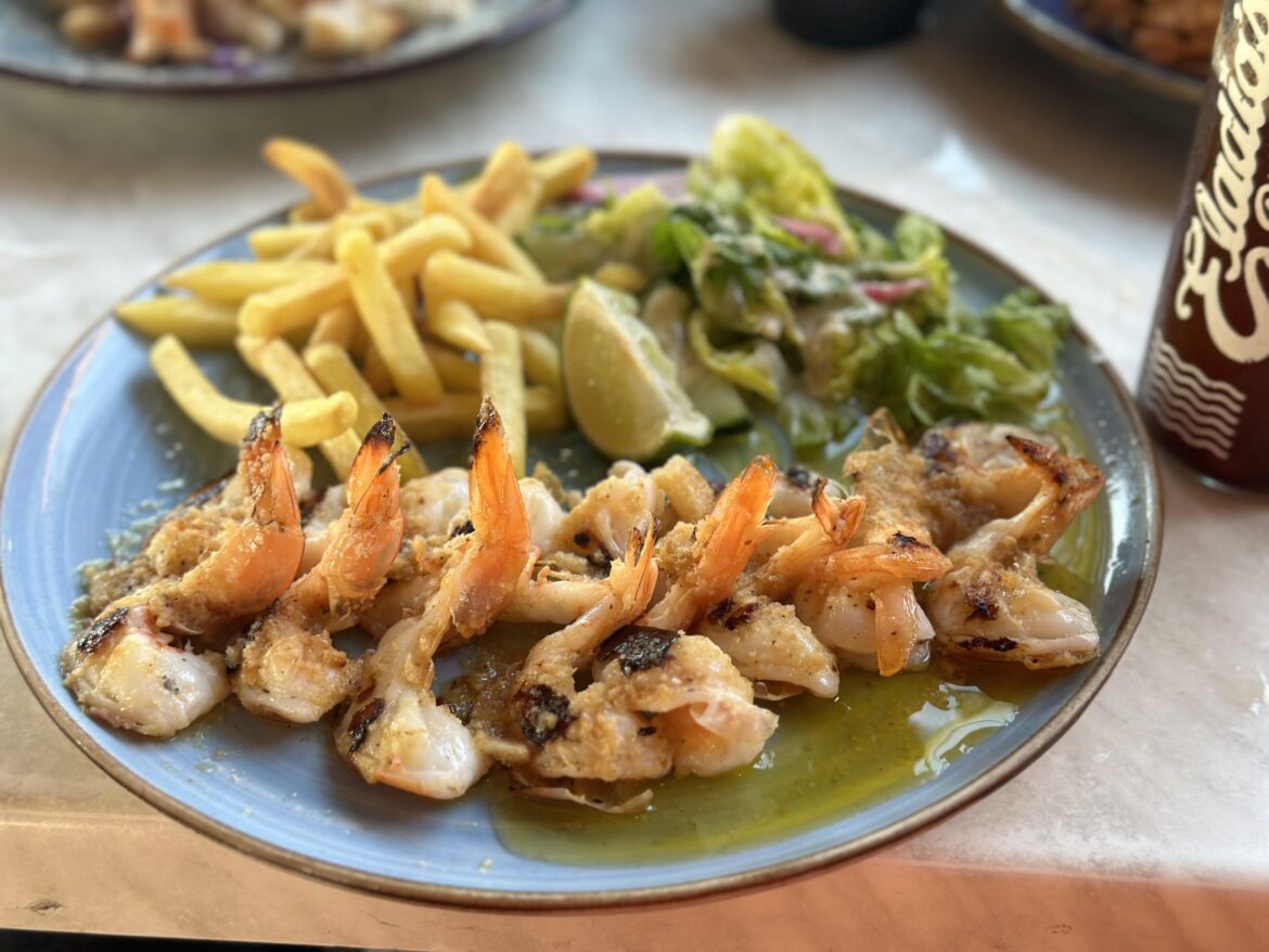 Camarones al mojo de ajo