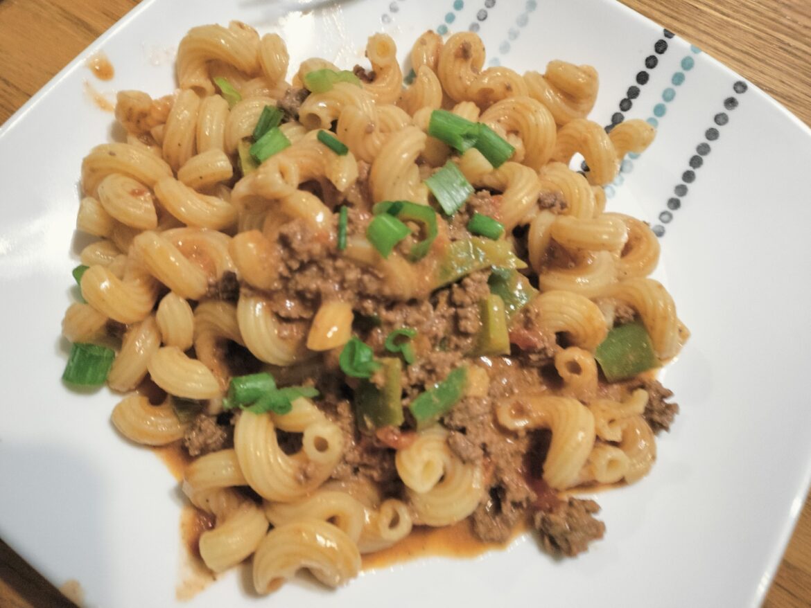 Southwest beef cavatappi 10/10