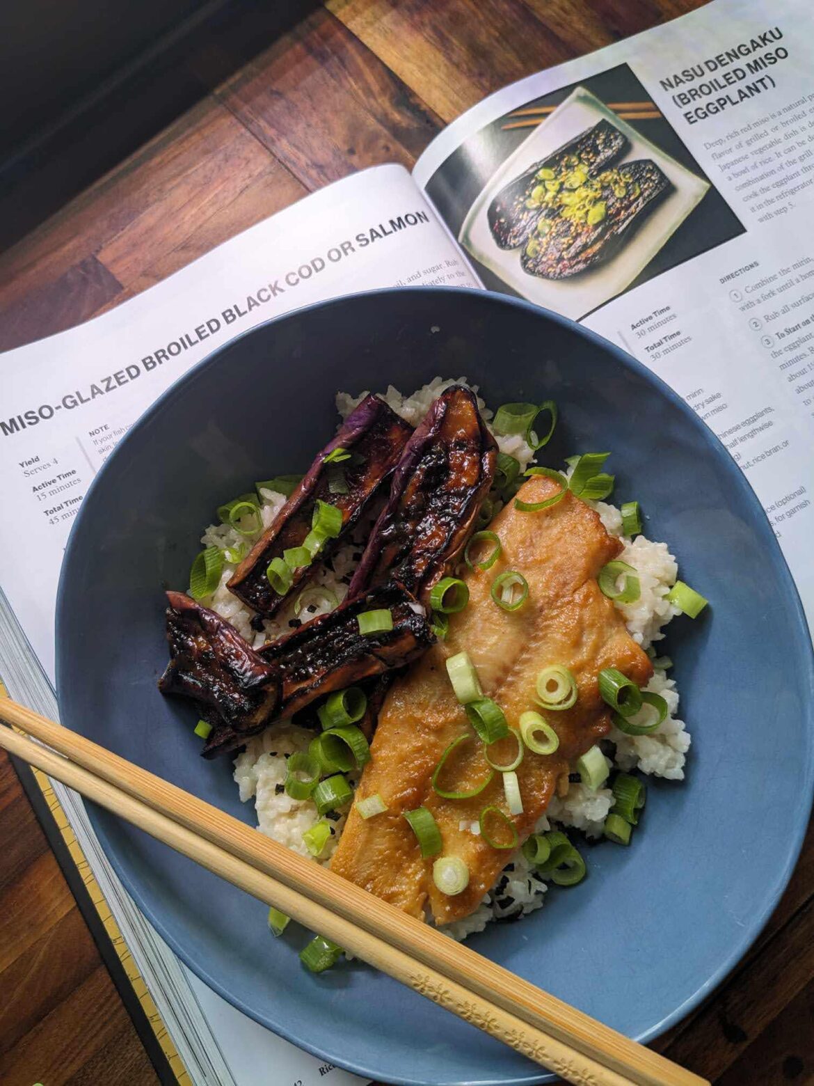 The Wok Weekly #61/62: Broiled Miso Black Cod and Eggplant