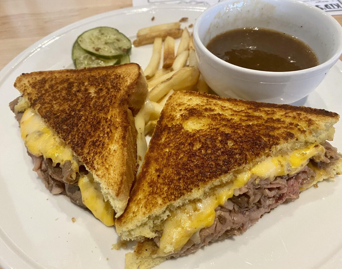 Prime Rib Grilled Cheese