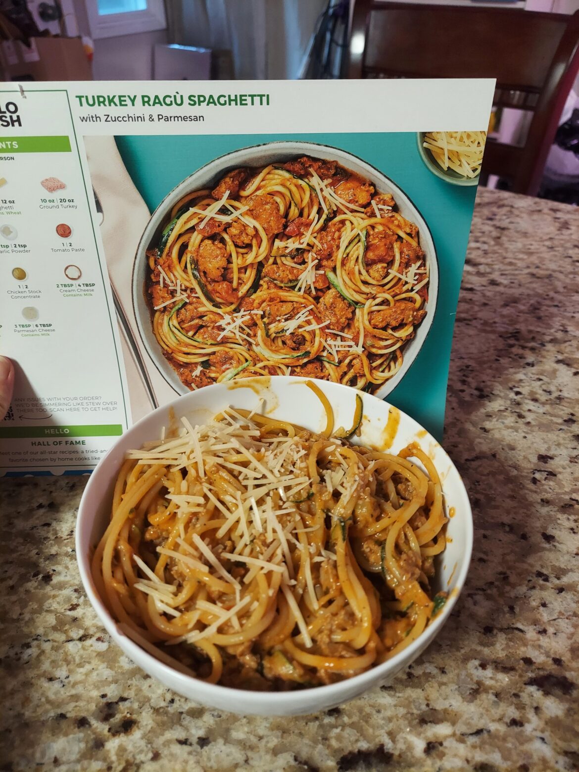 Turkey Ragu spaghetti, very tasty!