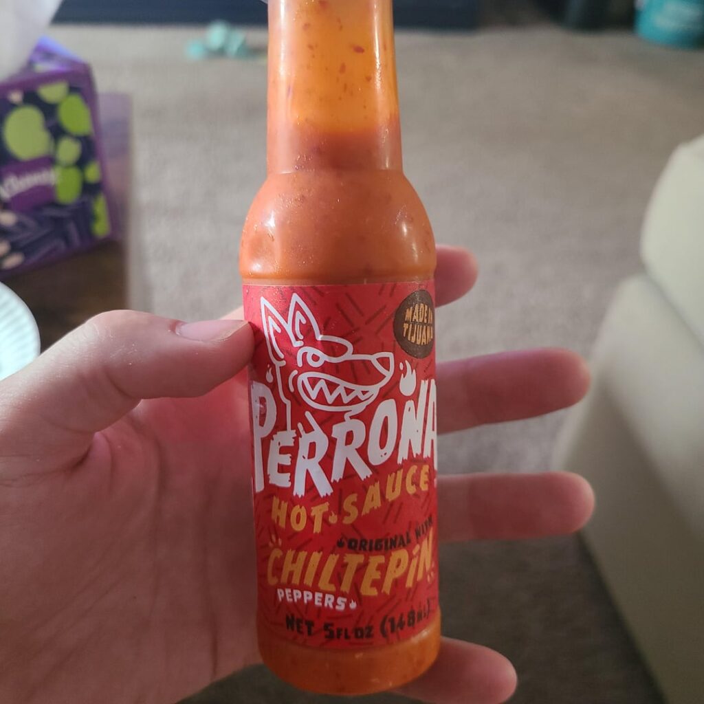 Delicious sauce, horrible cap design.