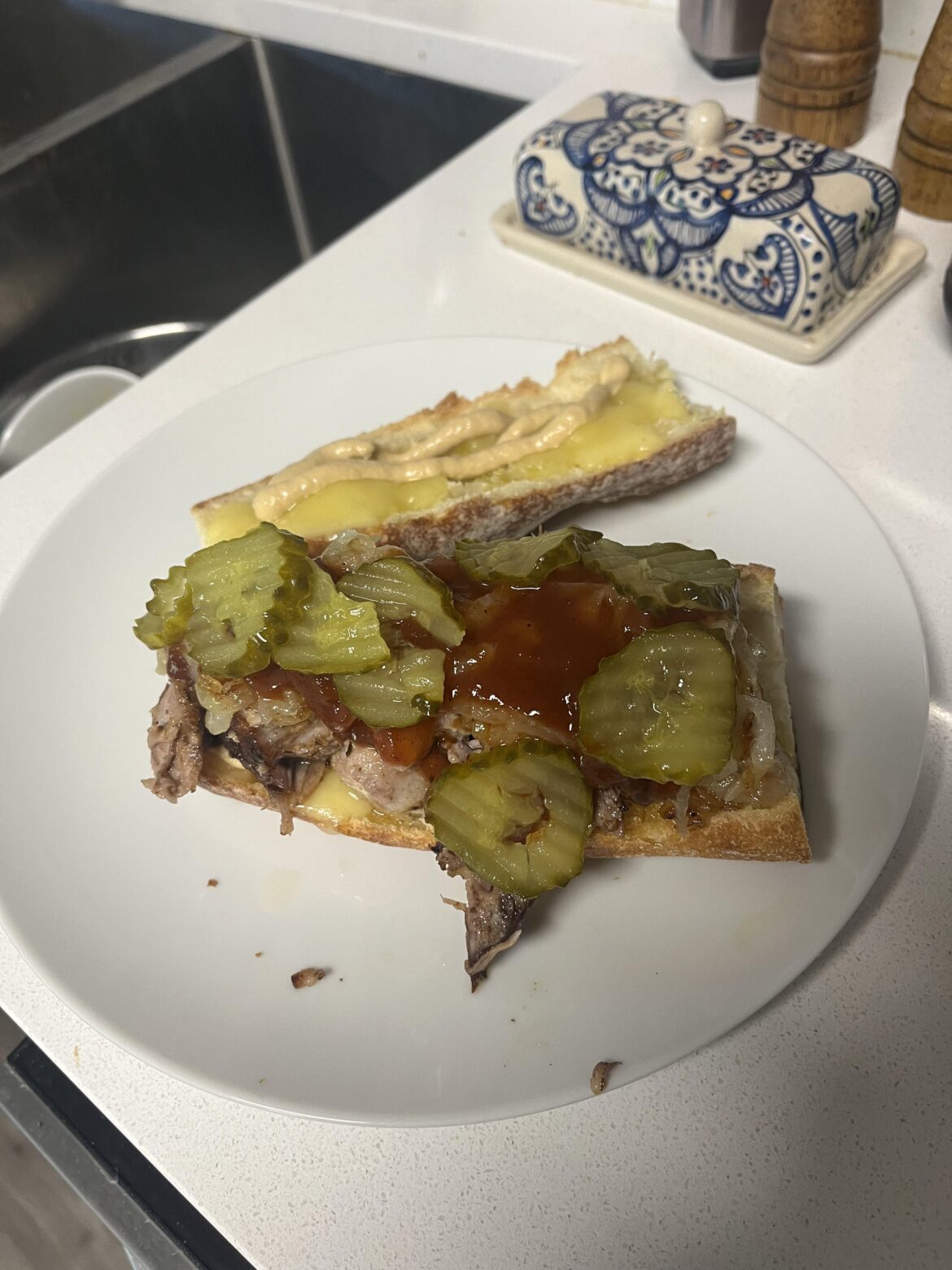 So delicious but I just couldn’t finish her off…