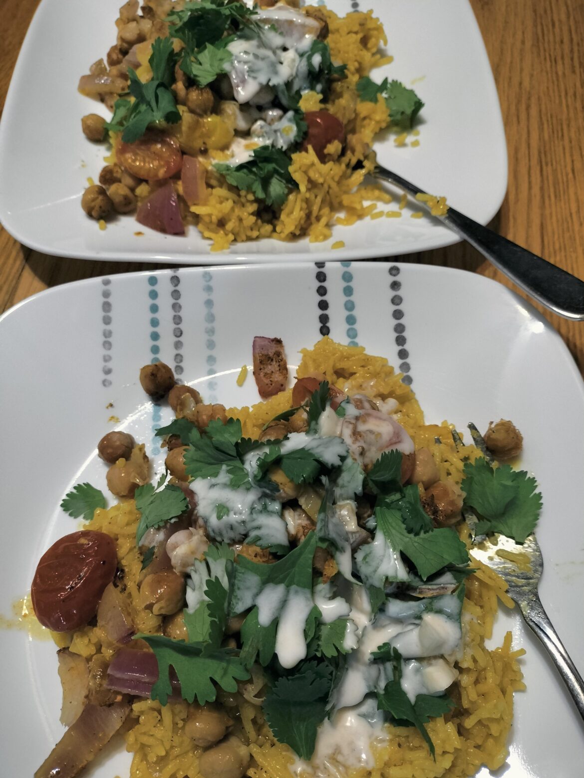 Middle Eastern chickpea bowl 10/10