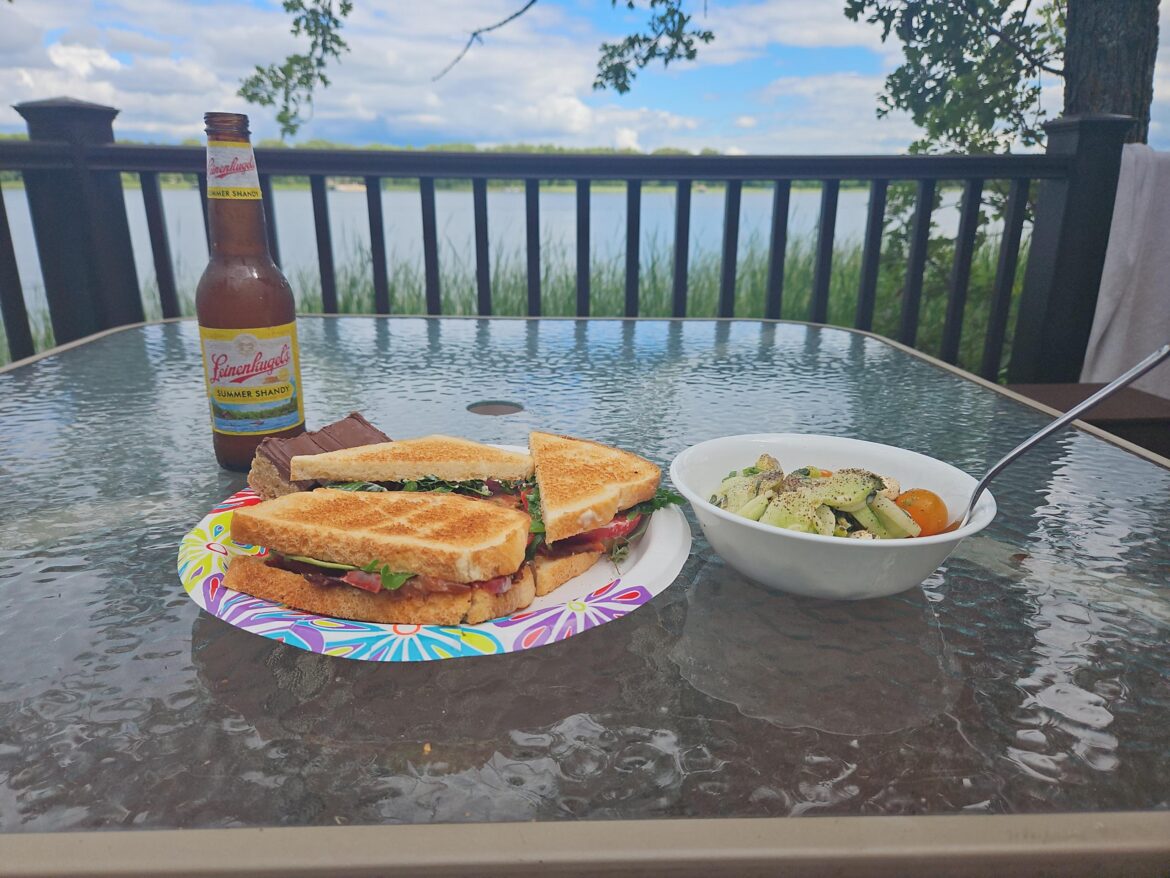 Nothing like a summer BAT (Bacon, Arugula, and Tomato)