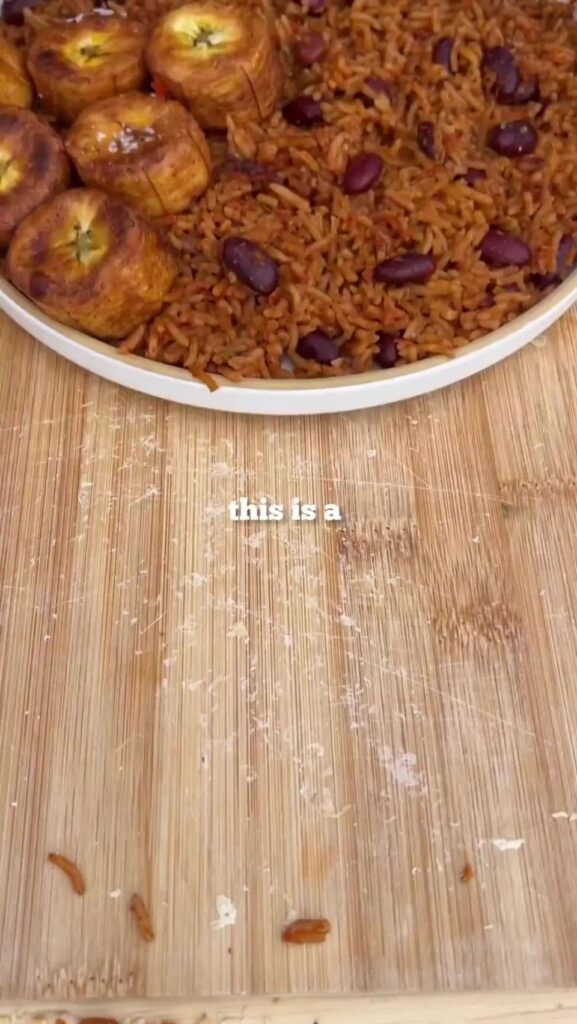 Jollof Rice & Peas