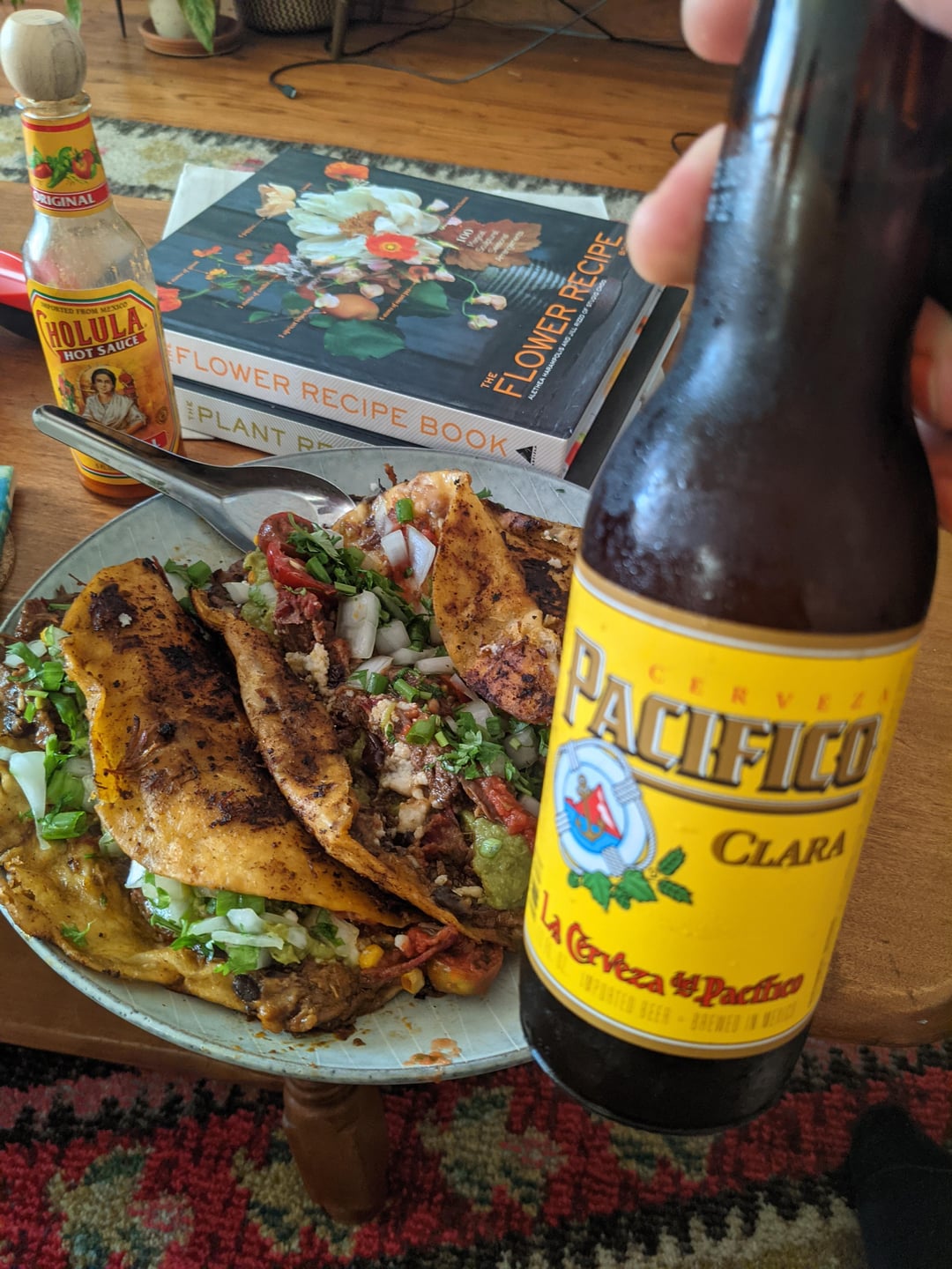 Smoked chuck roast birria tacos Dining and Cooking