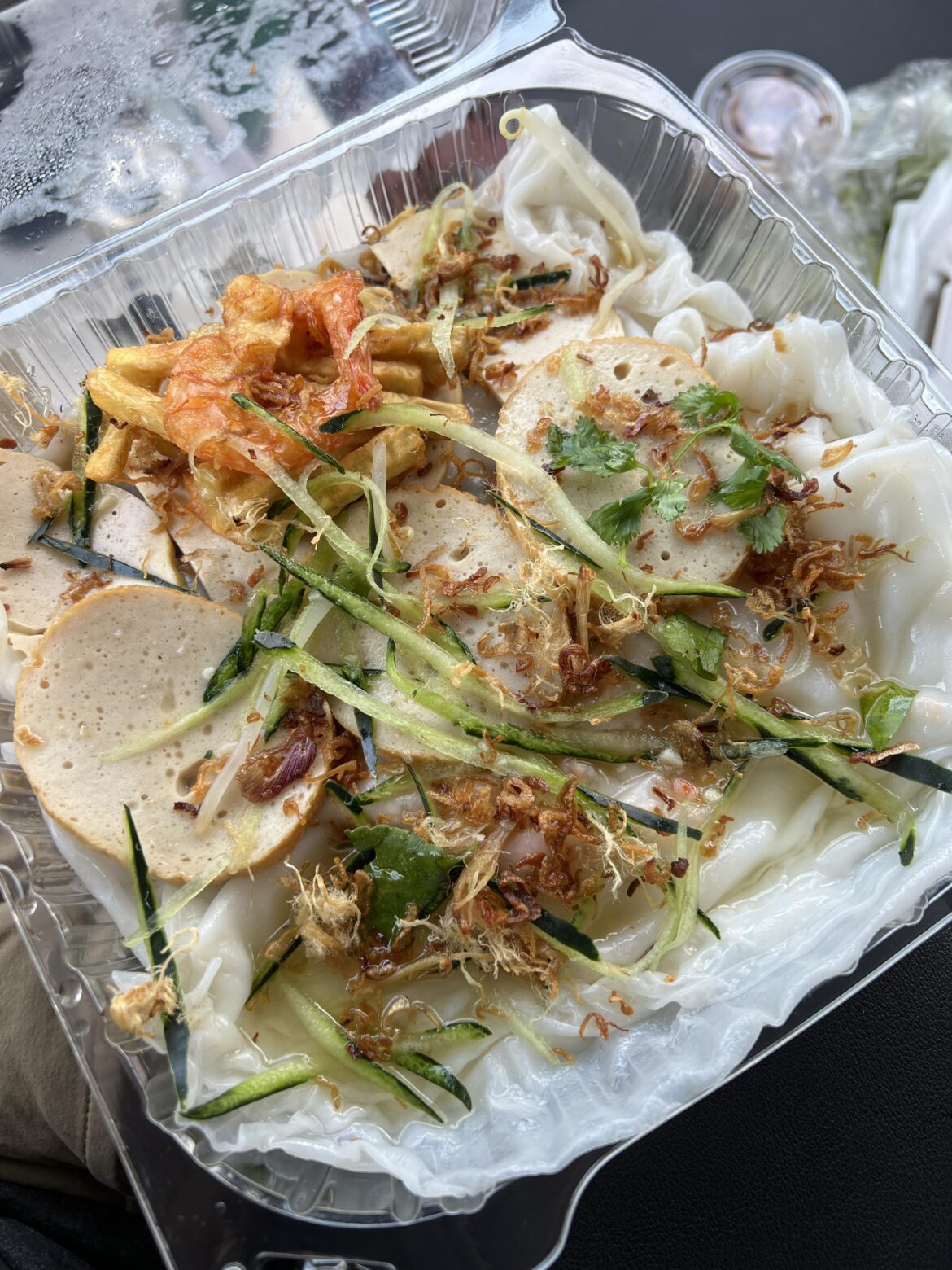 Banh cuon (Vietnamese steamed rice rolls) from Huong Bac in South El Monte $12