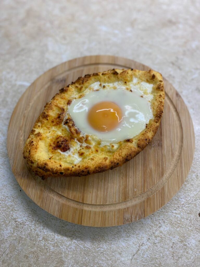 Lazy khachapuri 🧀 I make it whenever I want to treat myself to a delicious breakfast!