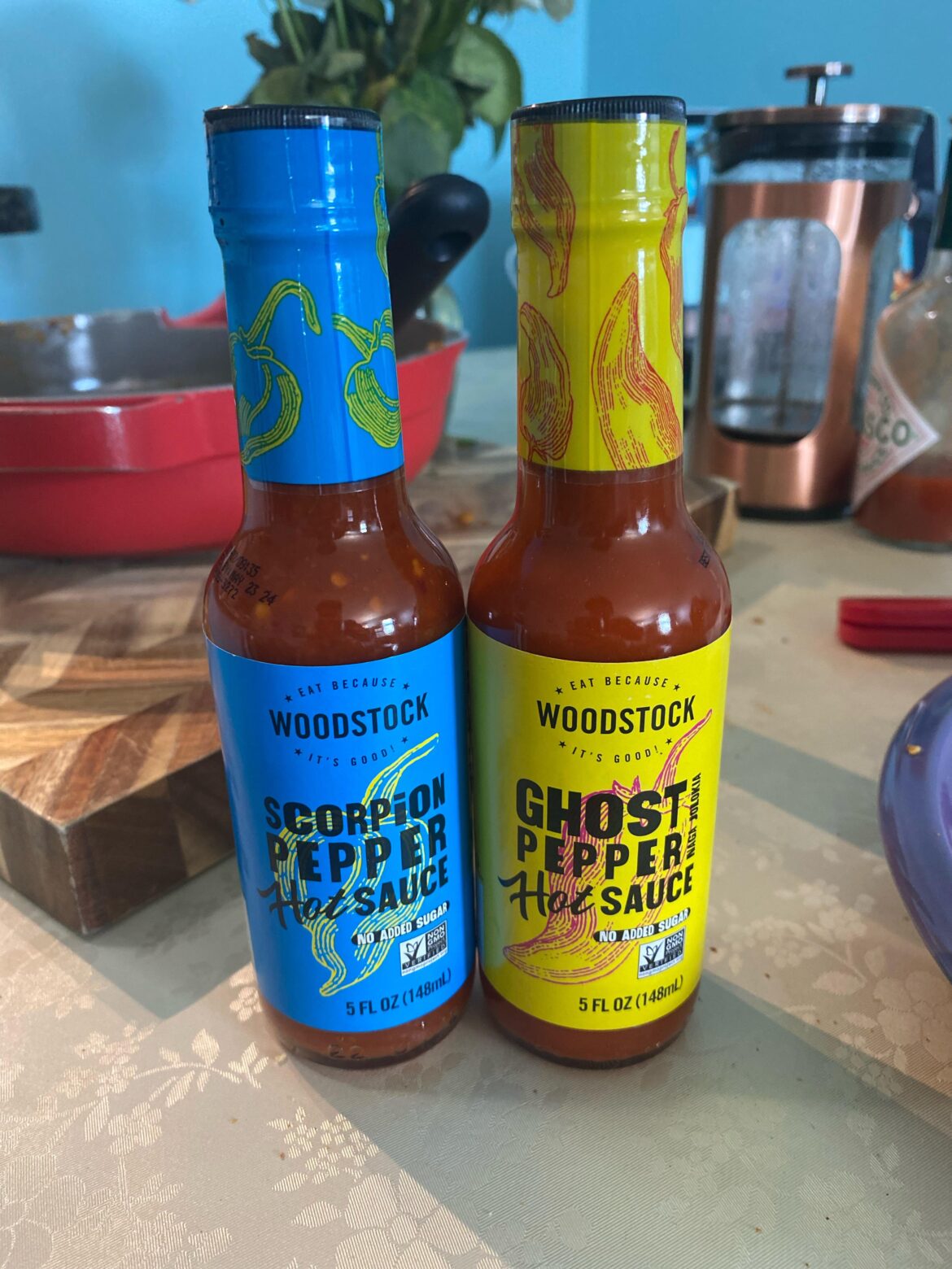 Woodstock “Eat Because It’s Good” Scorpion and Ghost Pepper Sauces, Any Good?