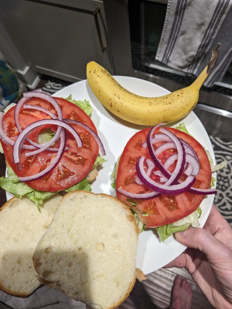 BLT with a 1.5lb tomato.