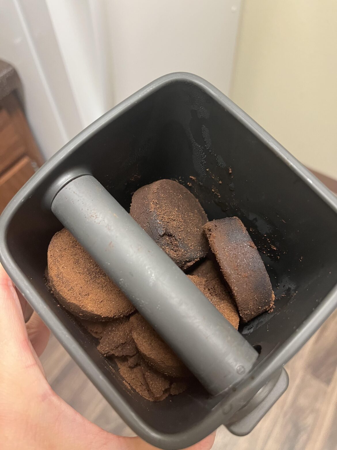 How often do you empty your knock box?