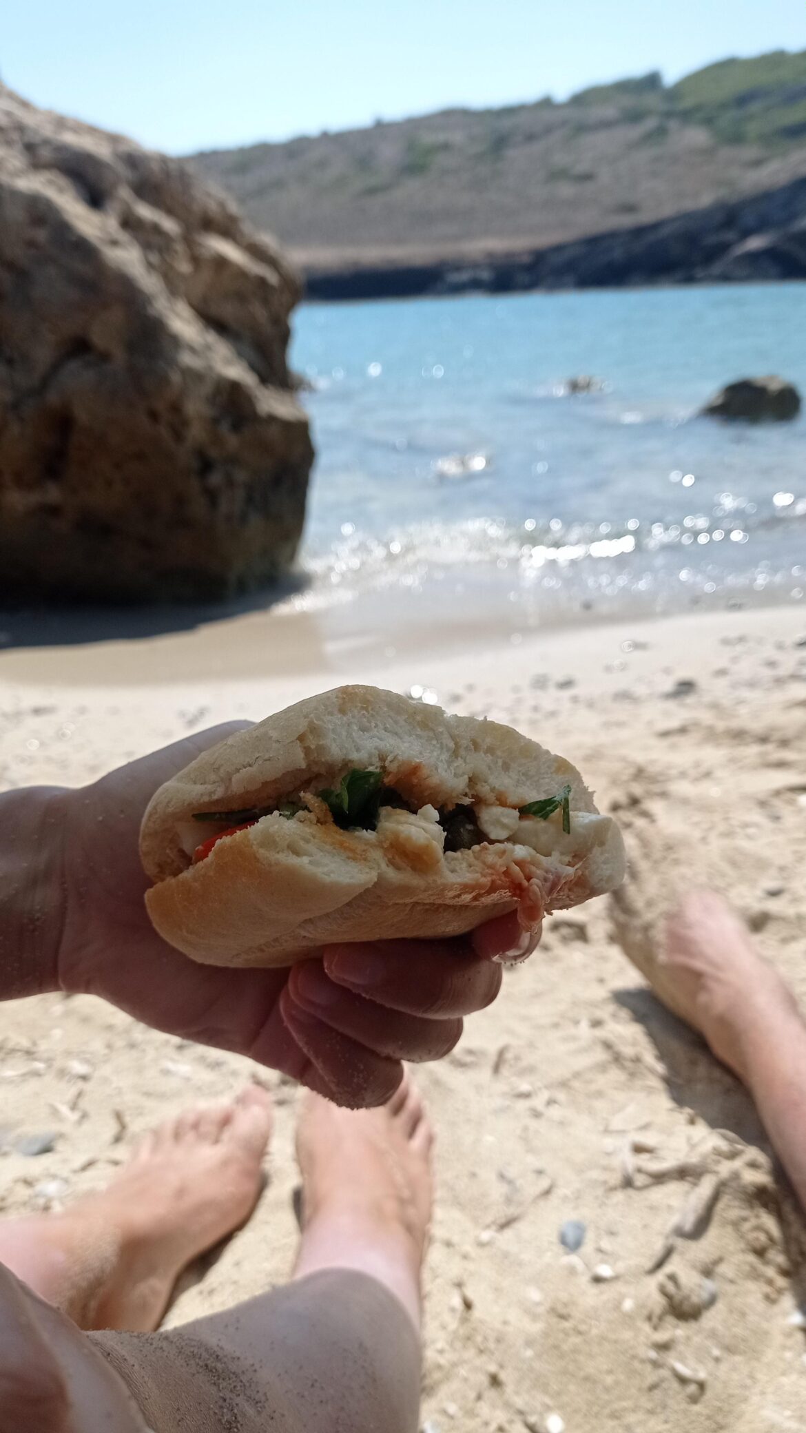 Nothing beats a bocadillo at the beach