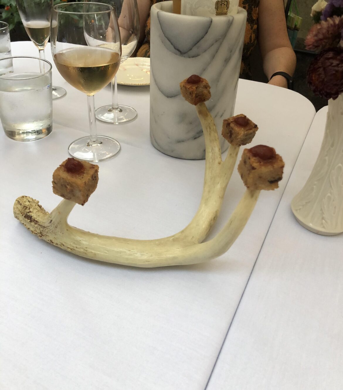 Venison Scrapple amuse bouche