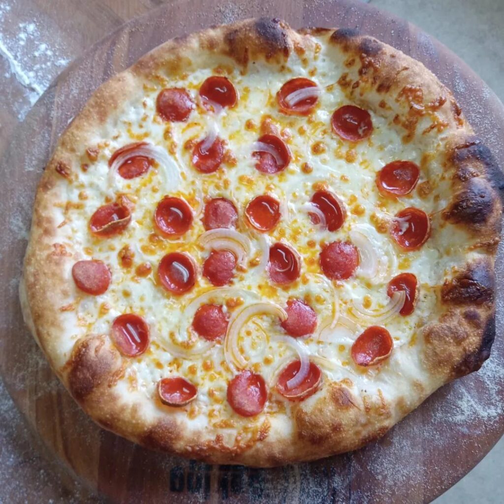 Pizza I made today! It's been awhile