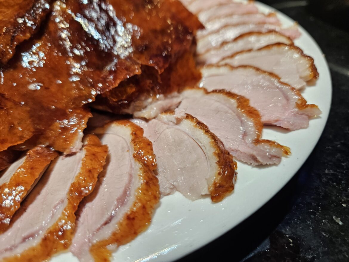 [I ate] roasted peking duck