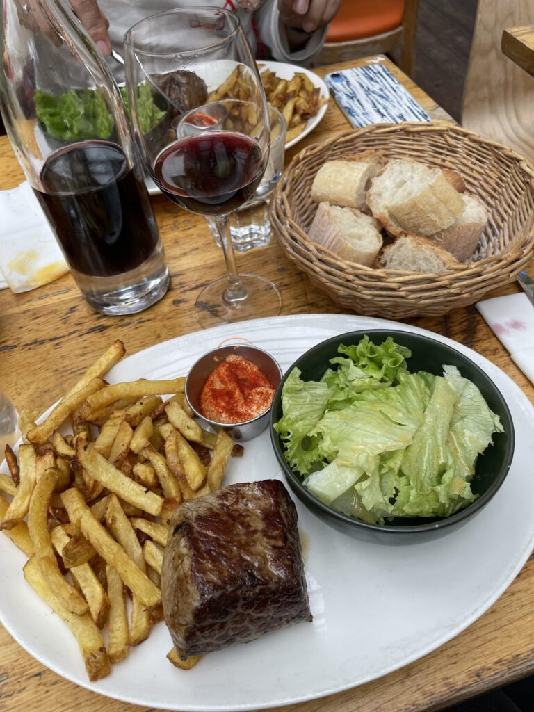 Steak Frites in Paris