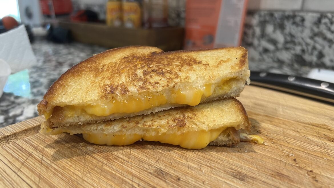 Just a Colby Jack grilled cheese