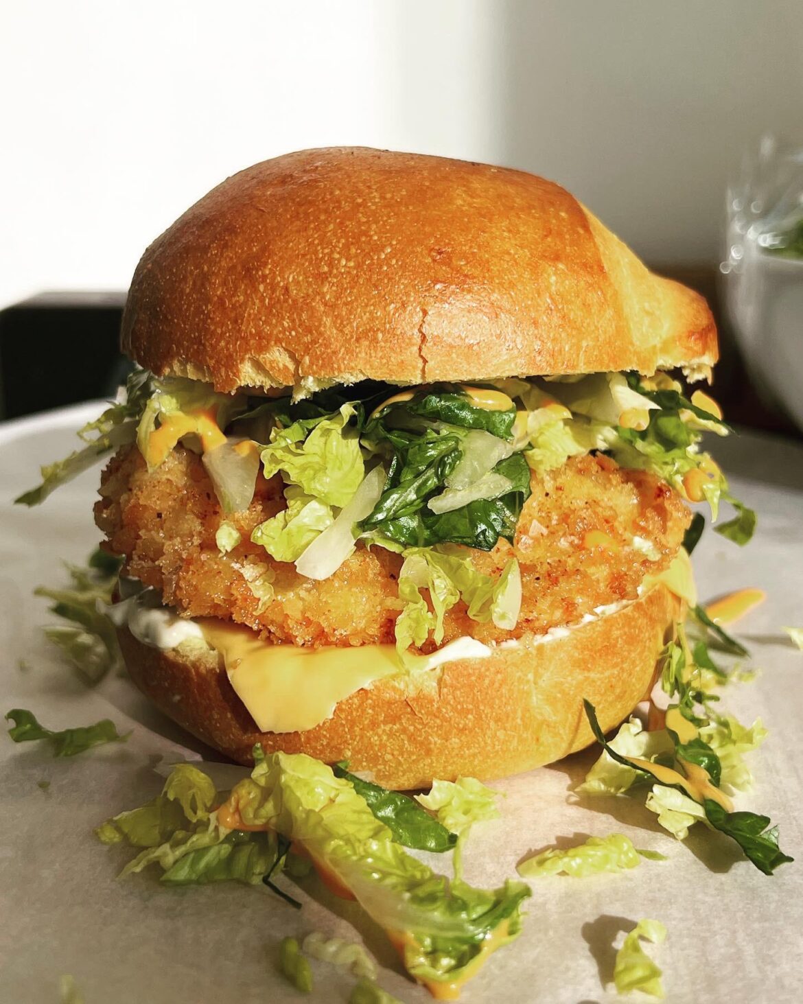 Fried chicken sandwich