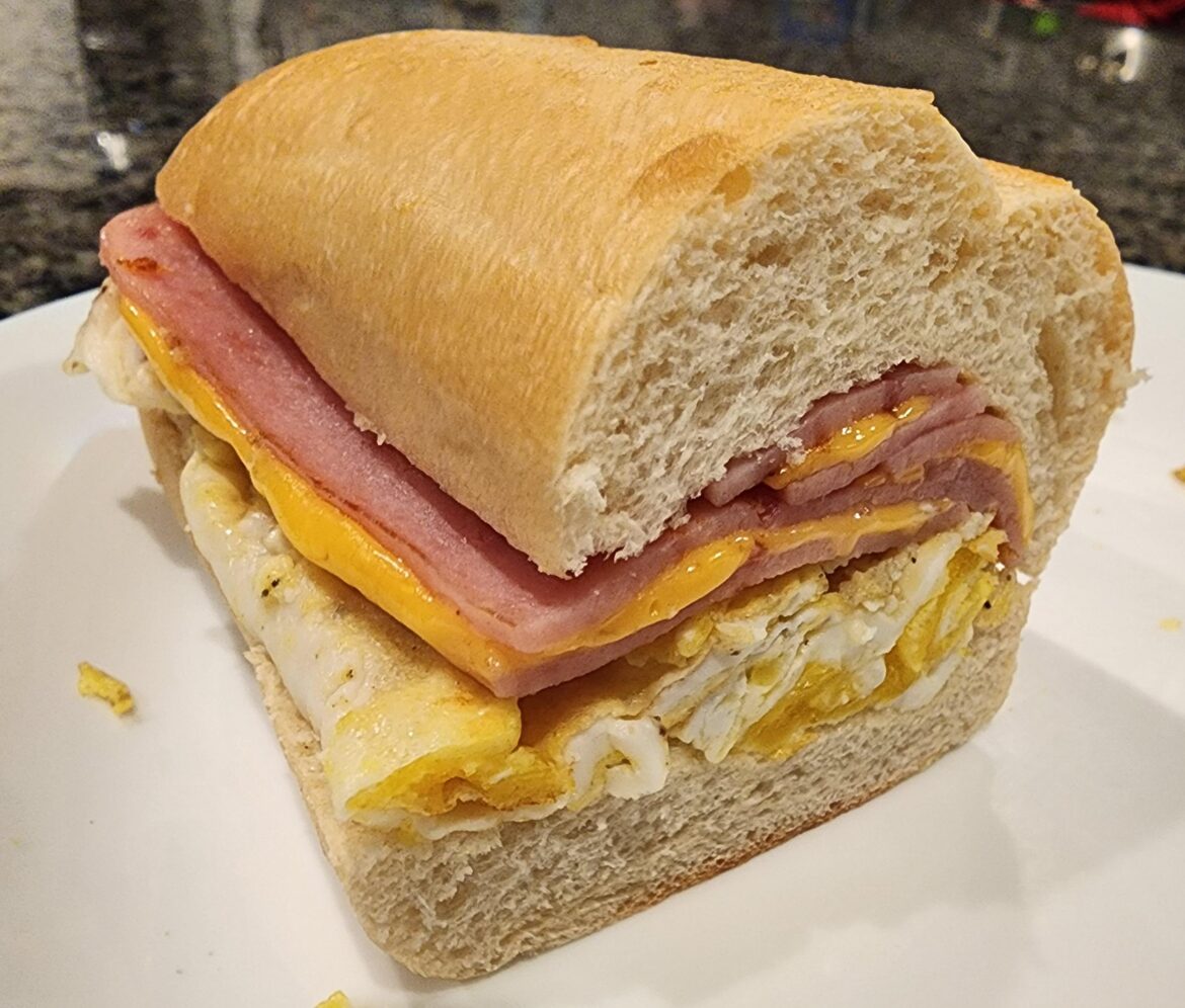 Ham Egg and cheese