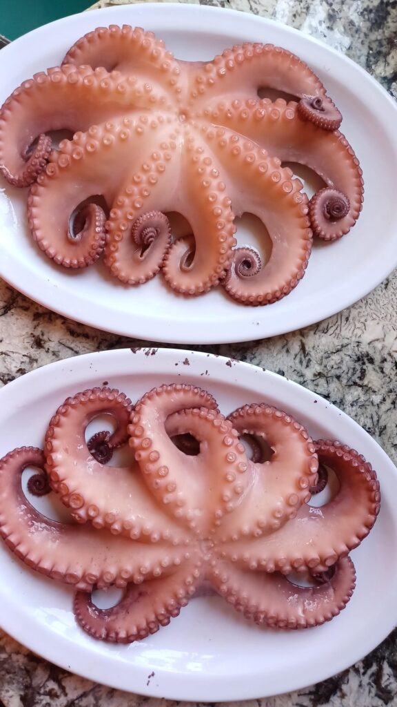 Pulpo a las brasas (Grilled octopus)