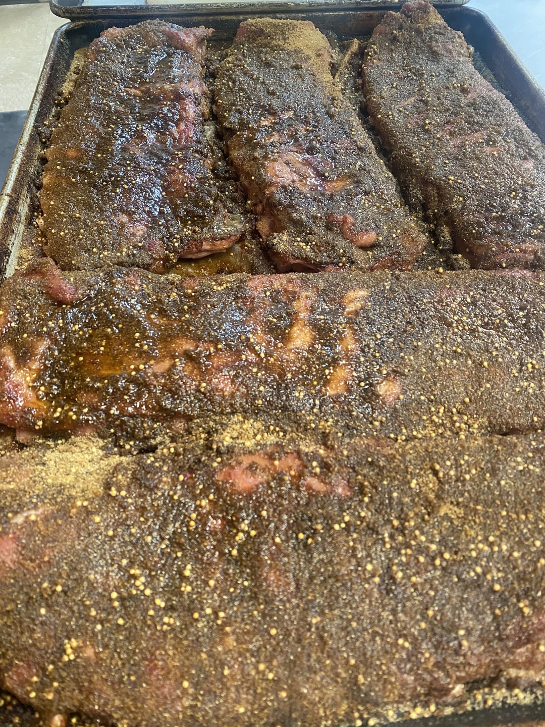 Pastrami Cured Pork Ribs Dining and Cooking