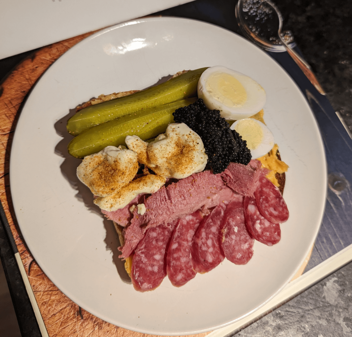 Open Faced Bar Sandwich