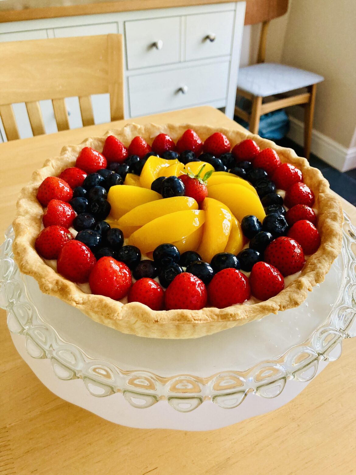 Made a fresh fruit tart 🍓