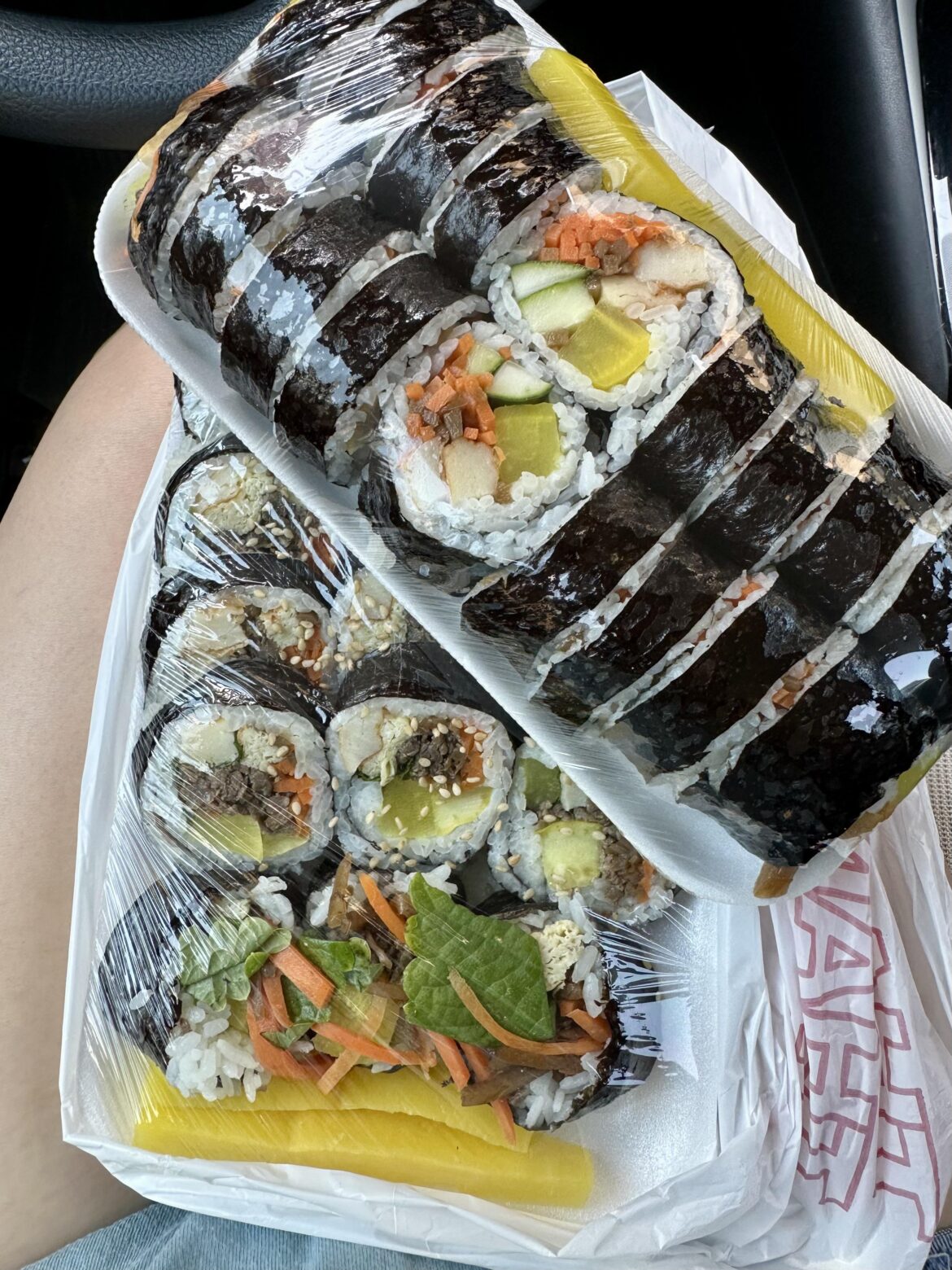 Kimbab lunch