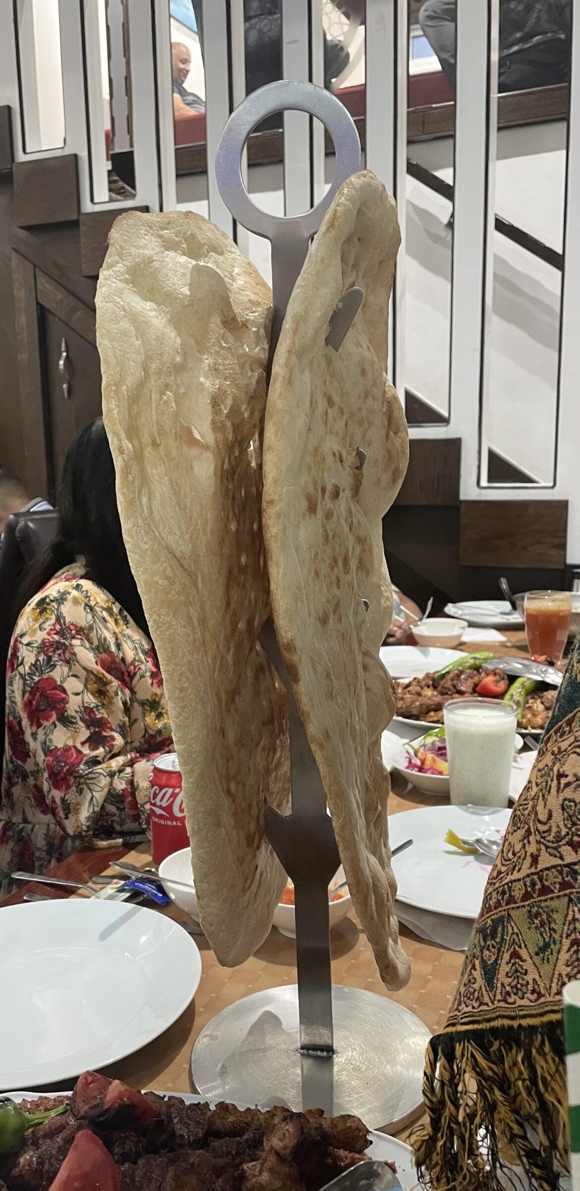 At an Afghan restaurant