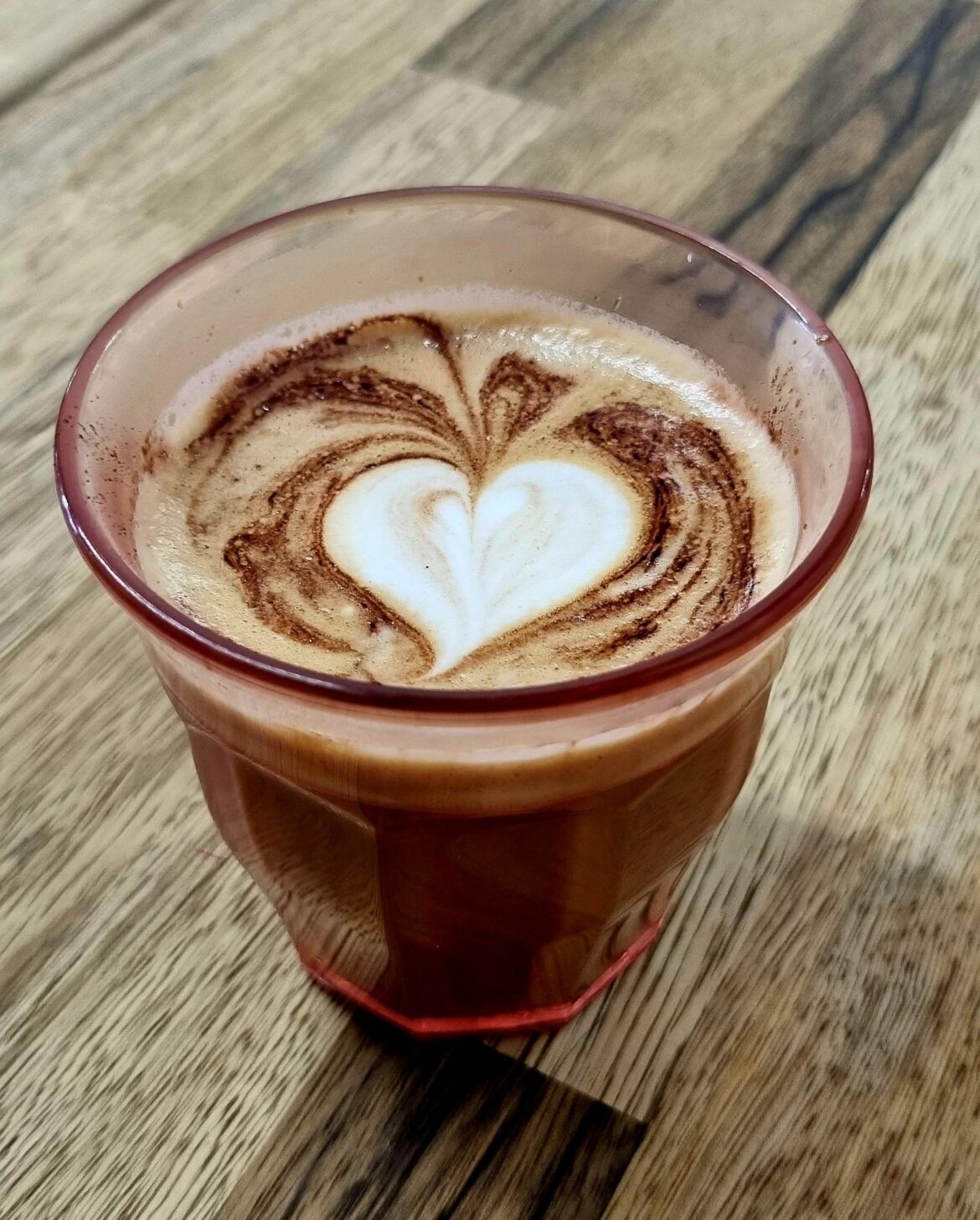Vanilla Chocolate Cortado: My current favourite drink to make.