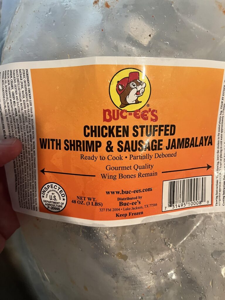 Buc-ee’s Whole Stuffed Chicken