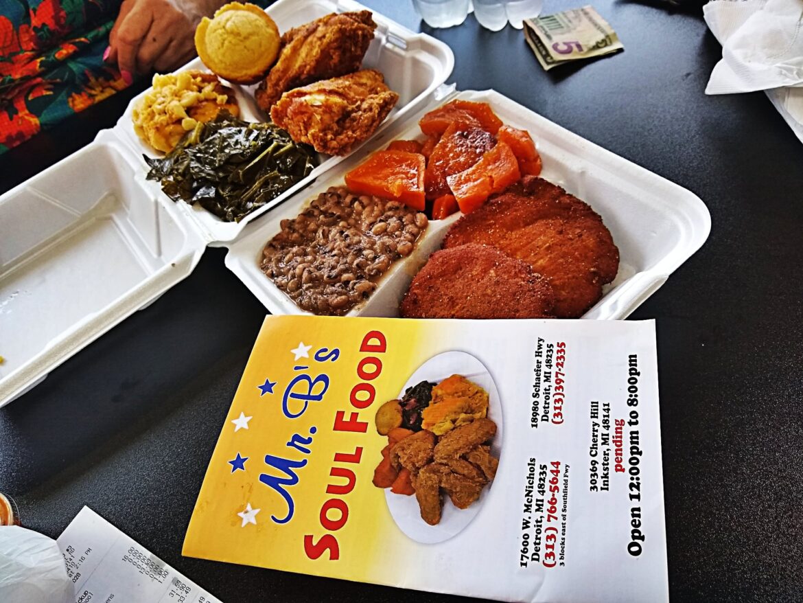 Mr B's Soulfood just opened the 3rd location in Inkster. 2 other locations in Detroit