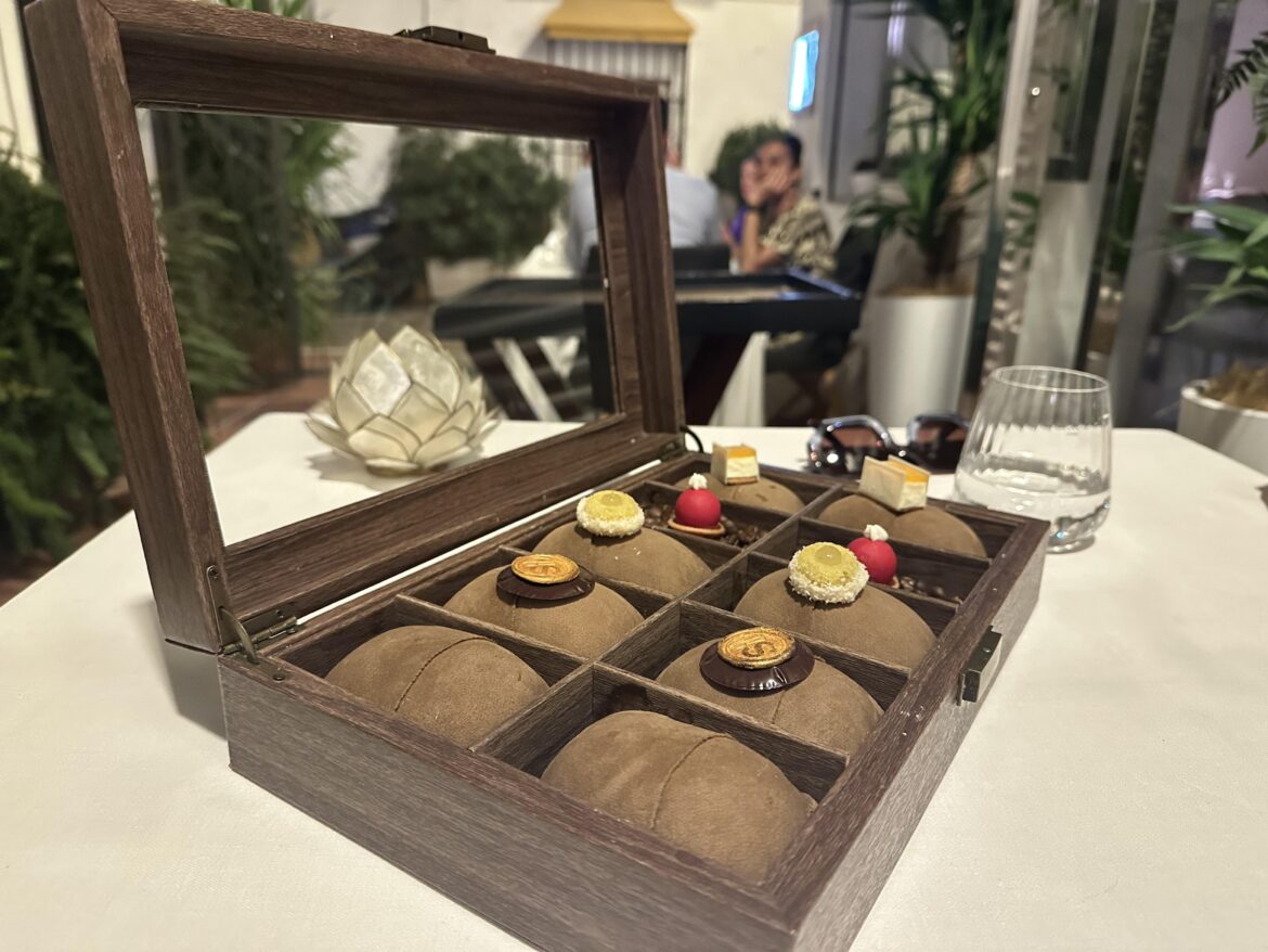 Dessert in a…watch box?!?!?