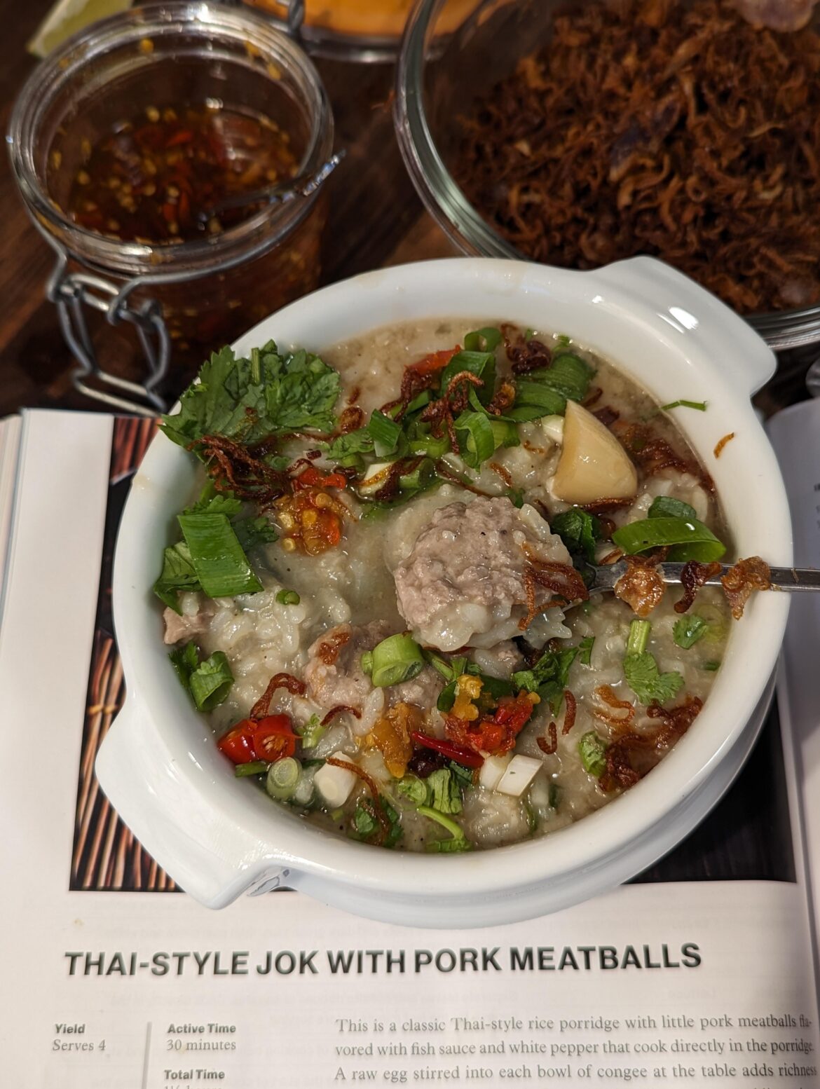 The Wok Weekly #65: Thai-Style Jok w/ Pork Meatballs