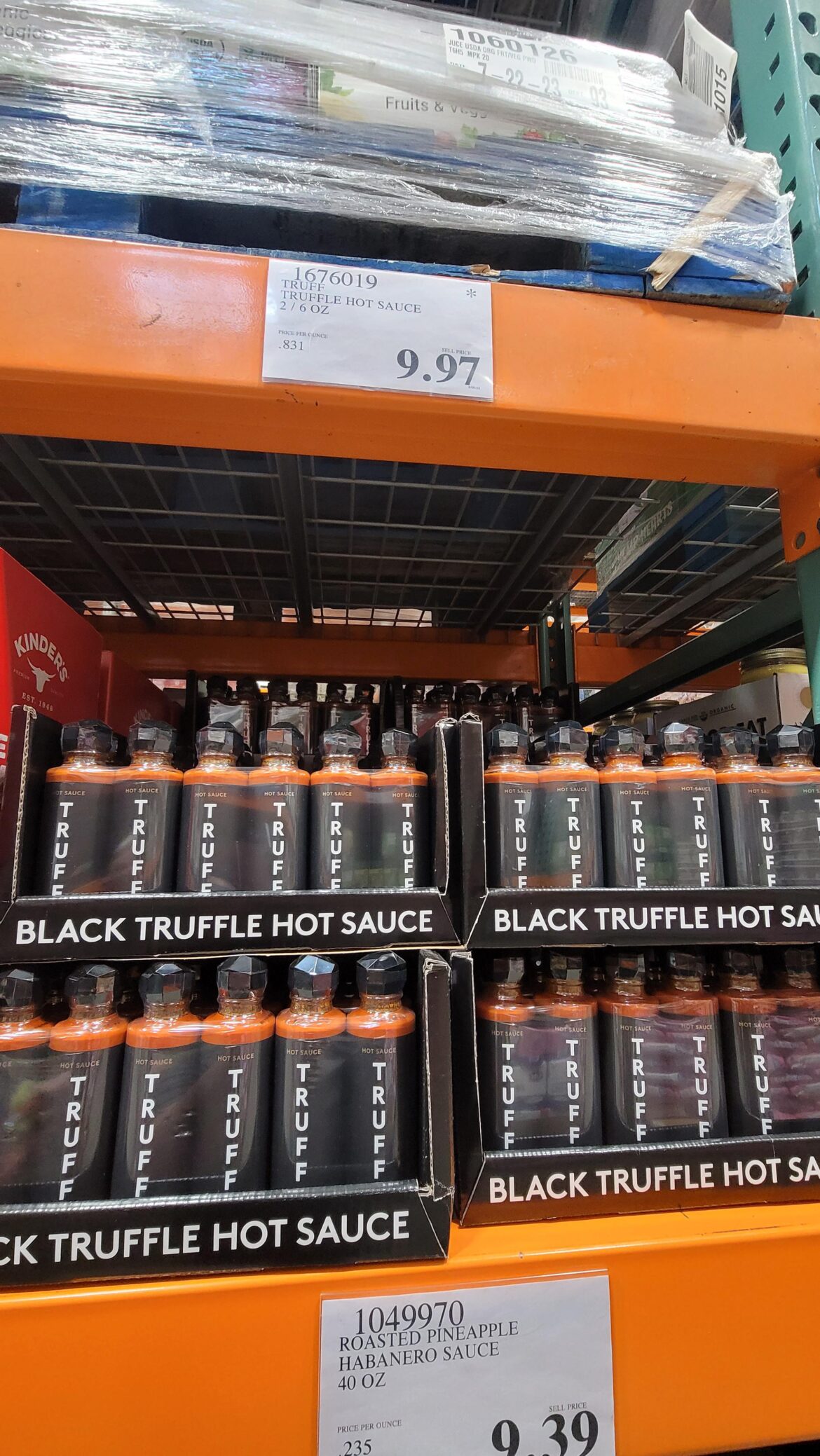 Sale on truff at Costco