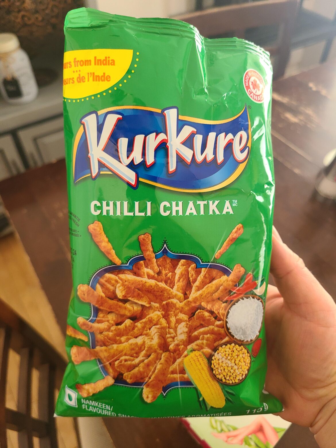 Hubby picked these up on impulse. Interesting flavor and packed more of a spice kick than i expected from chips/snacks. Around cheetoes flaming hot for heat level. Anyone else try these?