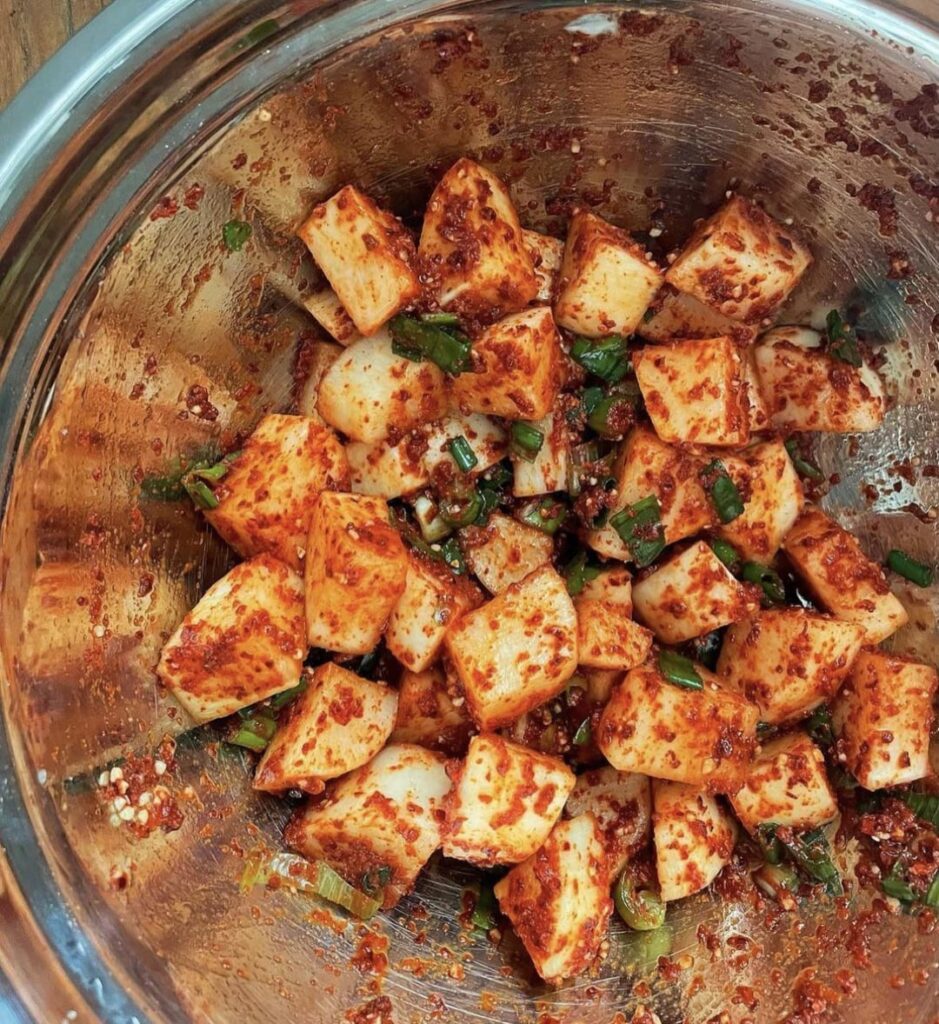 Radish kimchi 🥰