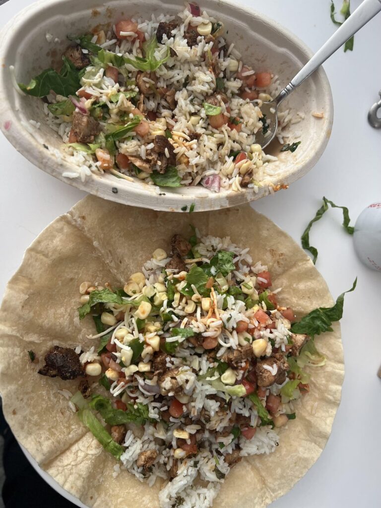 When Buying Chipotle, Get a Bowl + Tortilla on the Side. You now have two meals, a burrito & bowl for $~10. When Buying Chipotle, Get a Bowl + Tortilla on the Side. You now have two meals, a burrito & bowl for $~10.