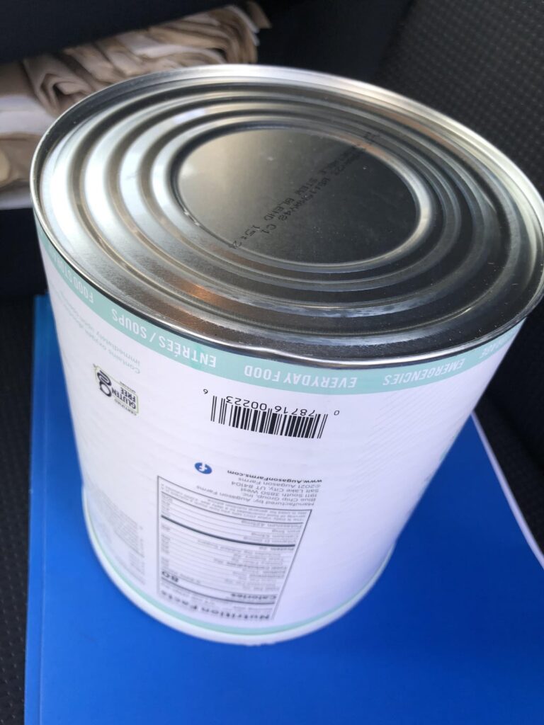 Is this dented #10 can still good?